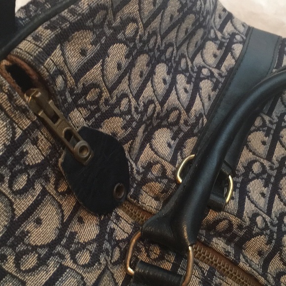 Vintage Dior travel overnight duffle bag carry on - Picture 5 of 8